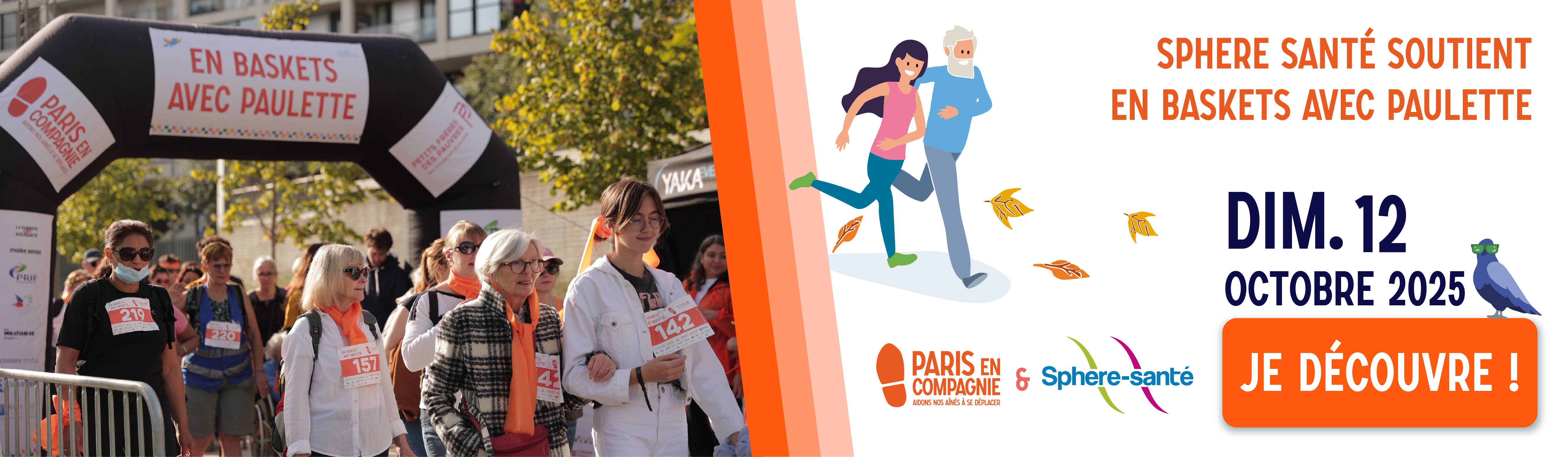 En baskets avec Paulette
